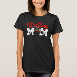 Worstelende Moeder Schattigee Sport Moederdag voor T-shirt