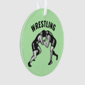 Worstelende Worstelaars Ontwerp Acryl Ornament (voorkant)