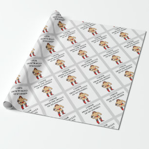 worsteling cadeaupapier