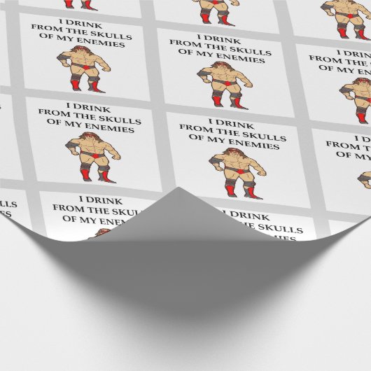 worsteling cadeaupapier (Hoek)