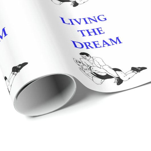 worsteling cadeaupapier (Rol Hoek)