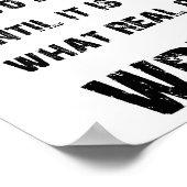 worsteling - echt beest poster (Hoek)