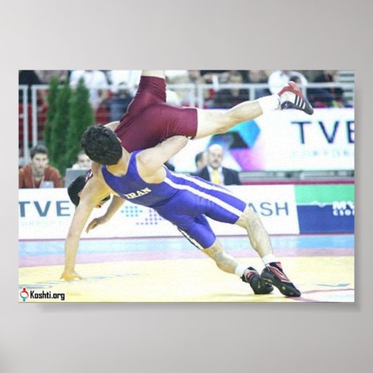 worsteling poster (Voorkant)