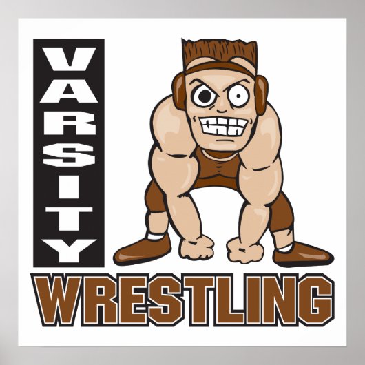 worsteling poster (Voorkant)