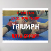 worsteling Triumph Poster (Voorkant)