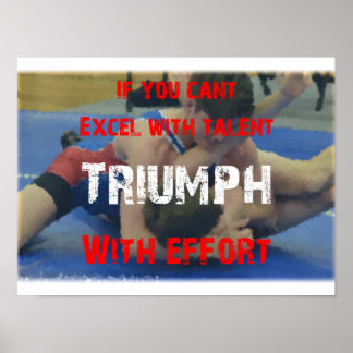 worsteling Triumph Poster
