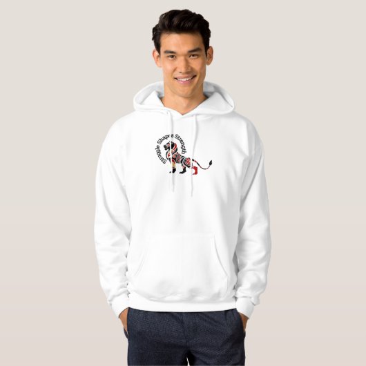 Worsteling Vormt Sterkte Hoodie (Voorkant volledig)