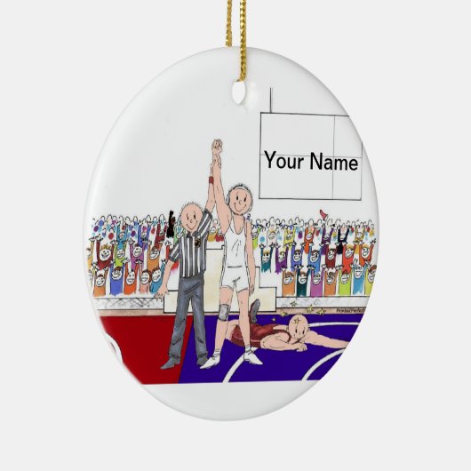 Worsteller - mannelijk keramisch ornament (Rechts)