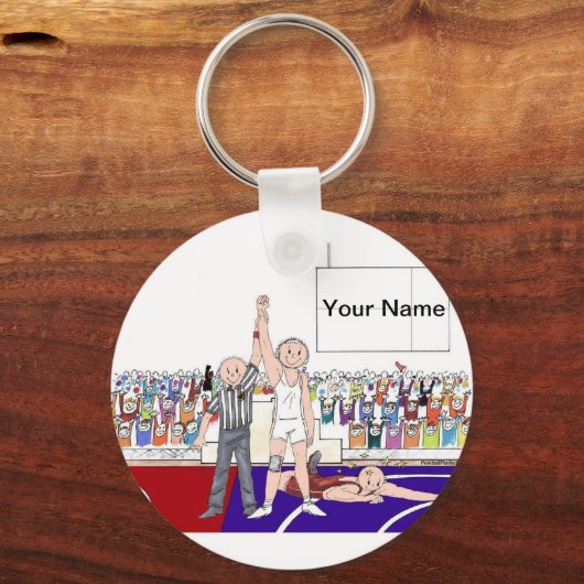 Worsteller - mannelijk sleutelhanger (Voorkant)