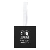 worstelmeisje wit decoratie (Voorkant)