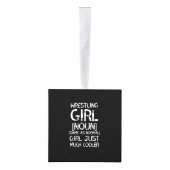 worstelmeisje wit decoratie (Rechts)