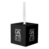 worstelmeisje wit decoratie (Achter hoekig)