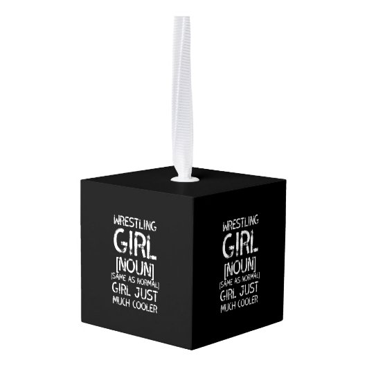 worstelmeisje wit decoratie (Achter hoekig)