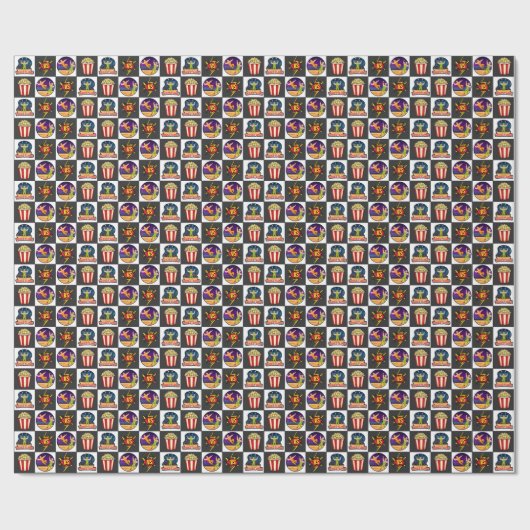 worstelpapier cadeaupapier (Vlak)