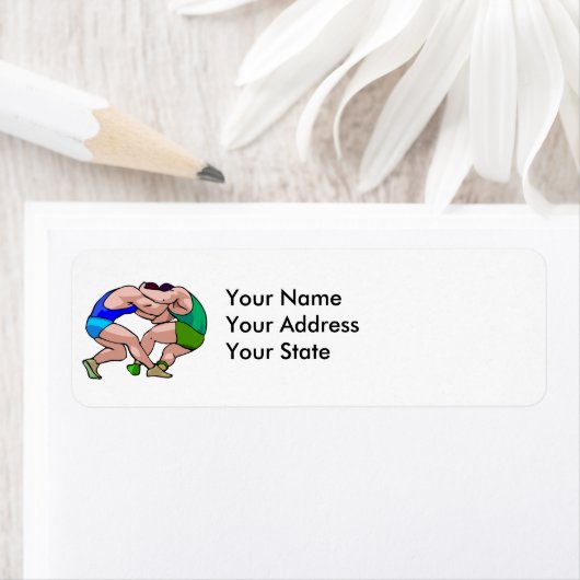 worstelslot etiket (Insitu)