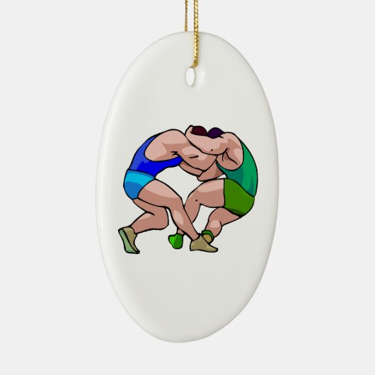 worstelslot keramisch ornament (Rechts)