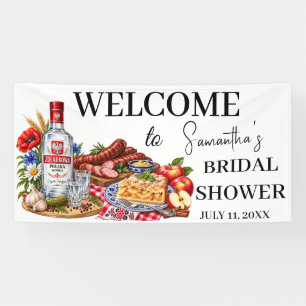 Worstjes Appeltaart Vodka Poolse Bruidsborrel Spandoek