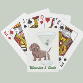 Worstjes & Martinis Feestje Pokerkaarten