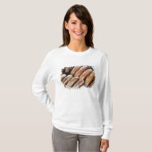 Worstjes op de barbecue t-shirt (Voorkant volledig)