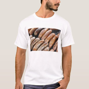 Worstjes op de barbecue t-shirt