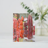 Worstmarkt in Lima Briefkaart (Staand voorkant)