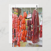 Worstmarkt in Lima Briefkaart (Voorkant / Achterkant)
