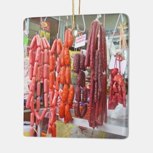 Worstmarkt in Lima Keramisch Ornament (Links)