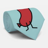 Worstvarkensvlees kielbasa vlees wiener hotdog stropdas (Opgerold)