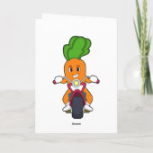 Wortel als Biker met Motorfiets.PNG Kaart (Achterkant)