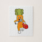 Wortel als Mechanisch met Toolbox Legpuzzel (Verticaal)