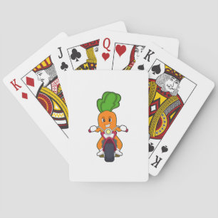Wortel als motorrijder met motorfiets.PNG Pokerkaarten