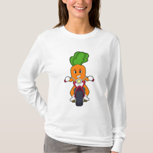 Wortel als motorrijder met motorfiets.PNG T-shirt