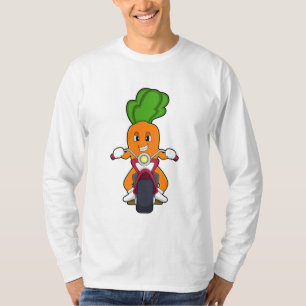 Wortel als motorrijder met motorfiets.PNG T-shirt