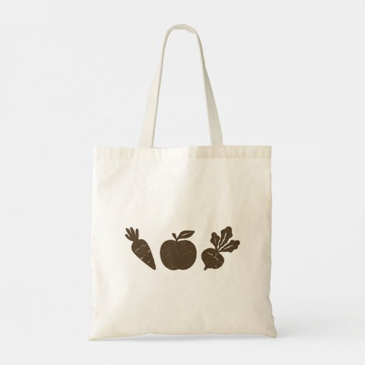 “Wortel Appel Rode biet” Tote Bag (Achterkant)