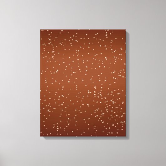 Wortel Bier met Kleine Bubbel Achtergrond Kunst Canvas Afdruk (Voorkant)