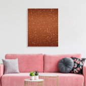 Wortel Bier met Kleine Bubbel Achtergrond Kunst Canvas Afdruk (Insitu (Woonkamer))