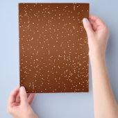 Wortel Bier met Kleine Bubbel Achtergrond Kunst Flyer (Hand)