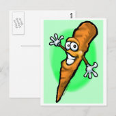 wortel briefkaart (Voorkant / Achterkant)