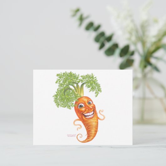 wortel briefkaart (Staand voorkant)