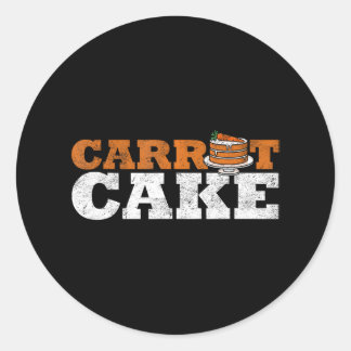 Wortel Cake Bake Passie Cake Bakker Wortel Cakes Ronde Sticker