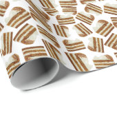 Wortel cake patroon cadeaupapier (Rol Hoek)