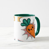 Wortel Comic Style Combo Mok (Voorkant rechts)