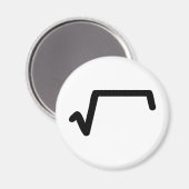 wortel der wiskunde magneet (Voorkant / Achterkant)