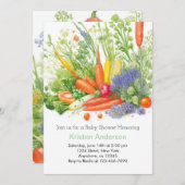 Wortel Dreams Baby shower Kaart (Voorkant / Achterkant)