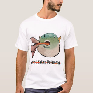 Wortel Eating Pufferfish Meme T-shirt
