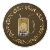 Wortel- en aardebiet keramische knop (Voorkant)