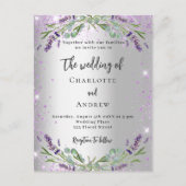 Wortel-flora Uitnodiging Briefkaart (Voorkant)