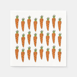 Wortel Food Veggie Party Servet