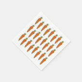 Wortel Food Veggie Party Servet (Hoek)