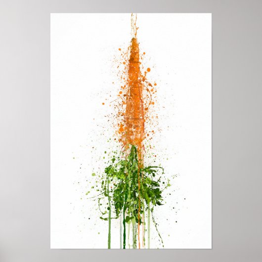 Wortel Groente Poster (Voorkant)
